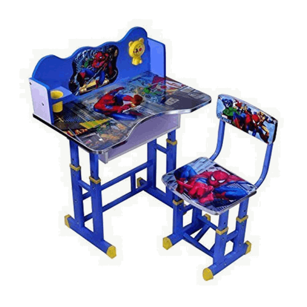 BestToys Educating tables Children's desk with chair Spider Man