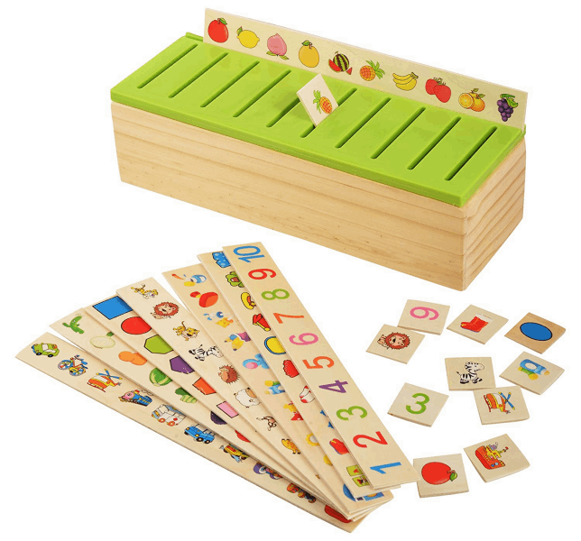 BestToys Wooden cultivating toys Wooden sorting box