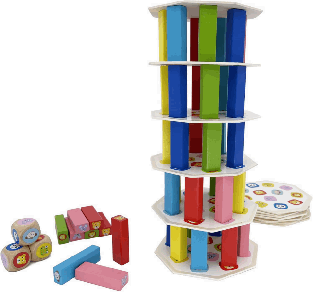 BestToys Ժամանցային խաղեր Wooden game: tower