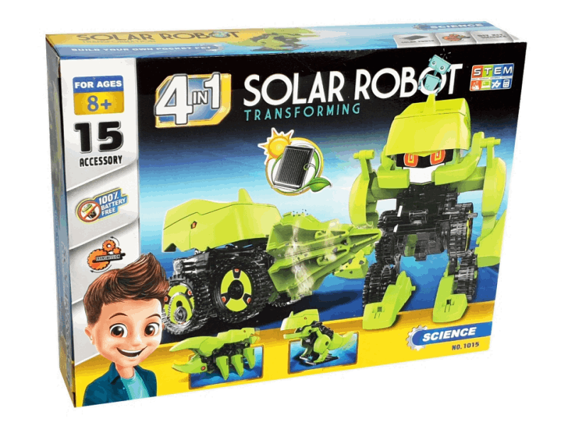 BestToys Գիտափորձեր 4-in-1 Solar Powered Robot Kit