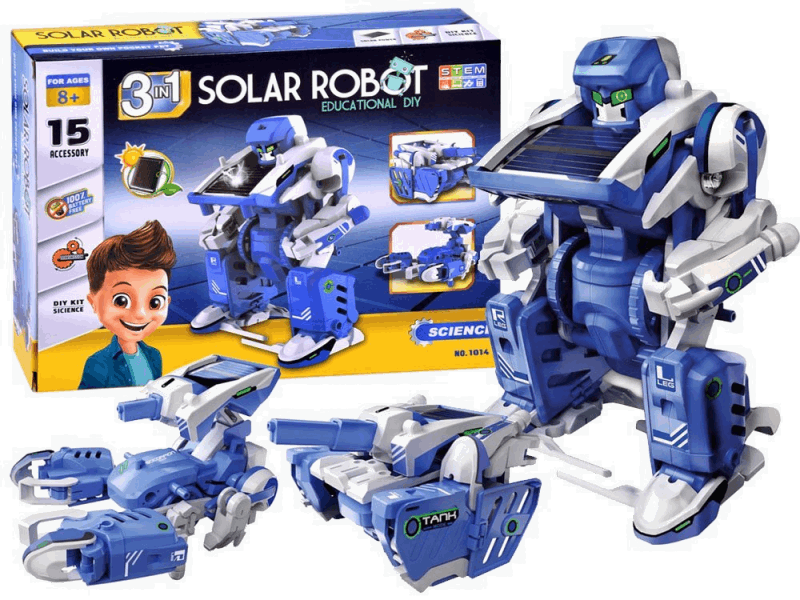 BestToys Գիտափորձեր 3-in-1 Solar Powered Robot