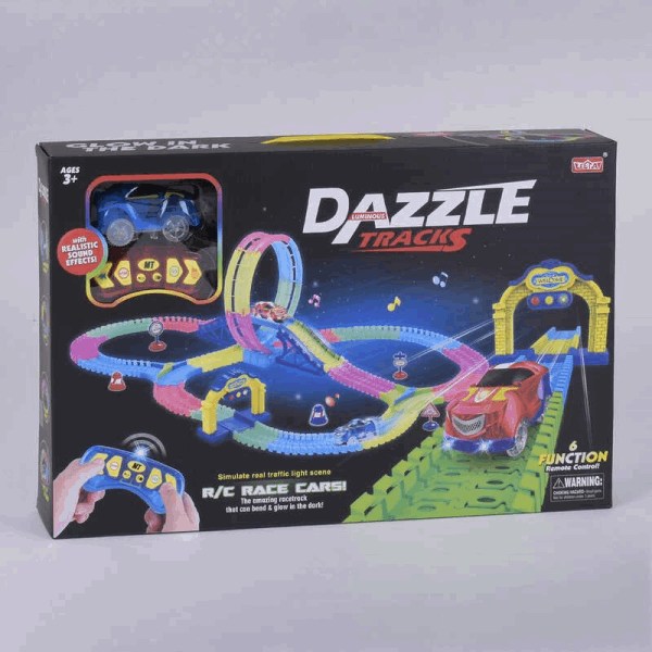 BestToys Փոքրիկների խաղալիքներ Dazzle tracks՝ 215 դետալ