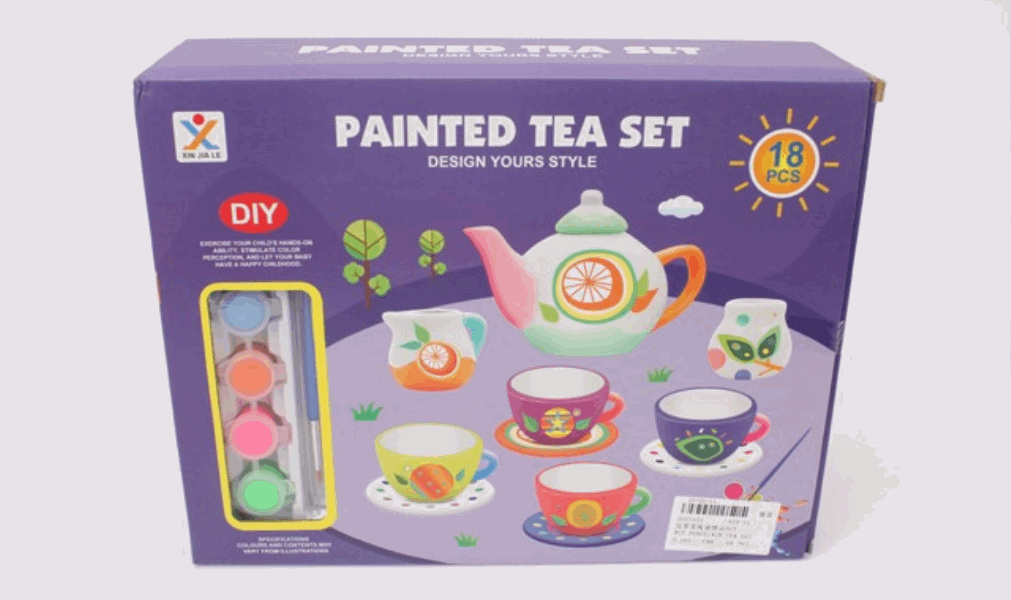 BestToys Ժամանցային խաղեր Paint-it-yourself tea set model № 4