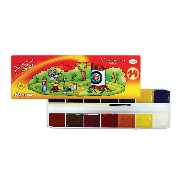 BestToys Other things for school Watercolor set Gamma 14