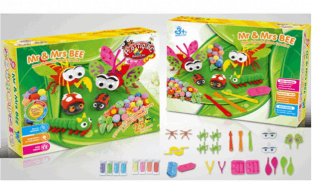 BestToys Ժամանցային խաղեր Պլաստիրին Mr. & Mrs. Bee