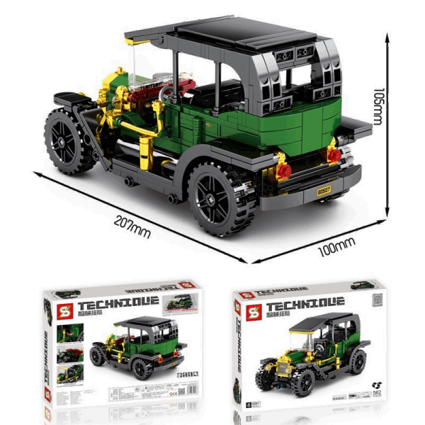 BestToys Lego constructors Constructor retro car 