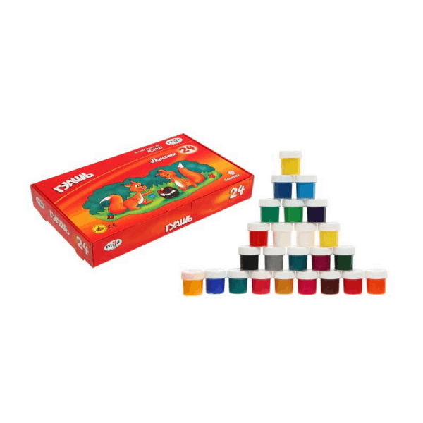 BestToys Other things for school Gouache collection Gamma 24