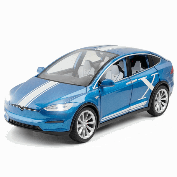 BestToys Коллекционные машинки Модель автомобиля Tesla Model X в масштабе 1:24