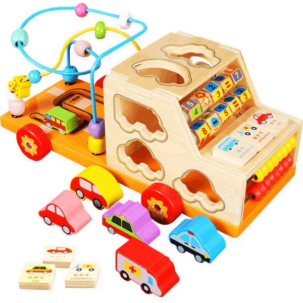 BestToys Wooden cultivating toys Wooden car