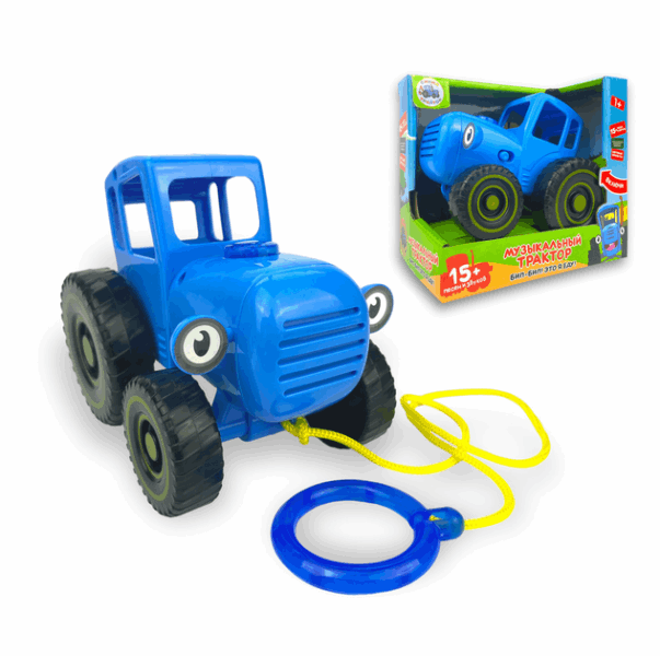 BestToys Light and sound toys Blue tractor, musical