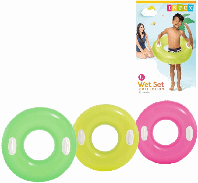 BestToys Լողի թևիկներ, օղակներ և բաճկոններ Swimming ring with handle (76cm)