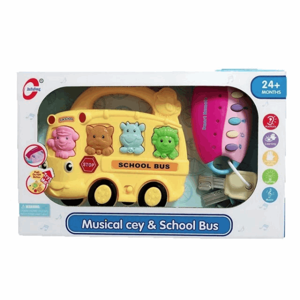 BestToys Light and sound toys Audio bus with key