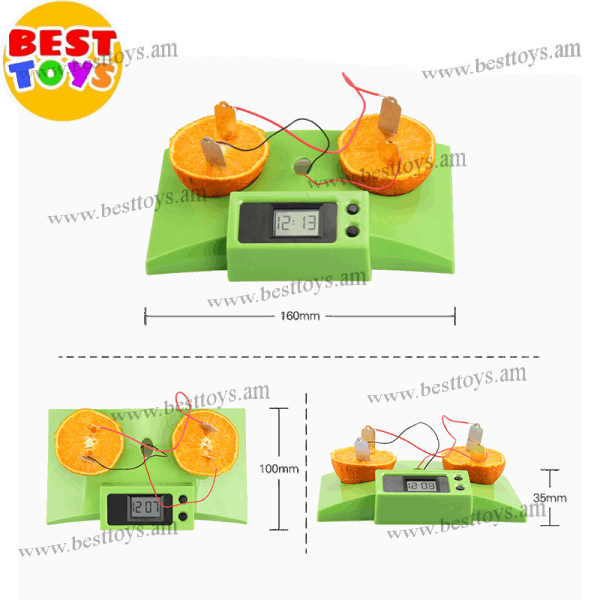 BestToys Գիտափորձեր Energy generation from fruits