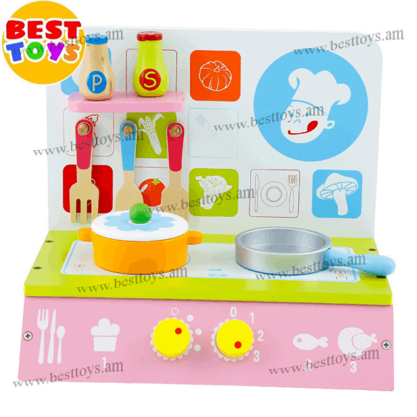 BestToys Деревянные куханные наборы Кухонный гарнитур деревянный м6