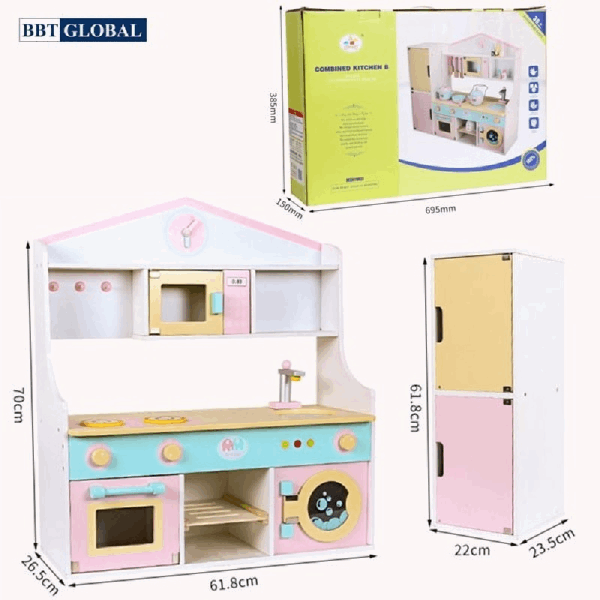 BestToys Wooden kitchen sets Kitchen set wooden (big B)