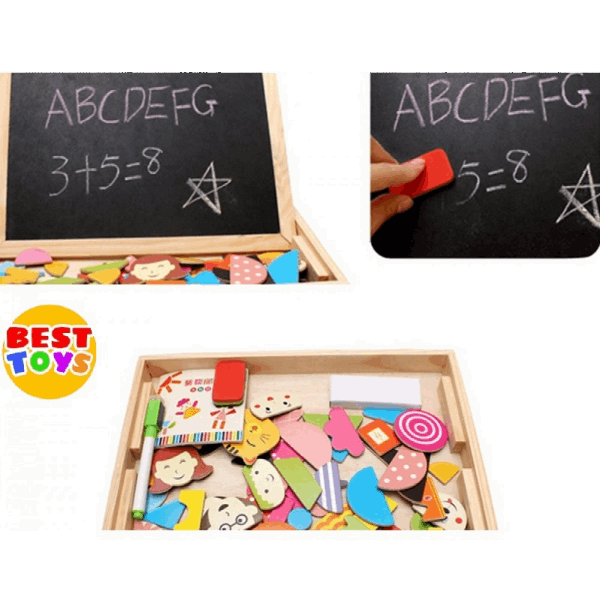 BestToys Boards Double sided blackboard (clowns)