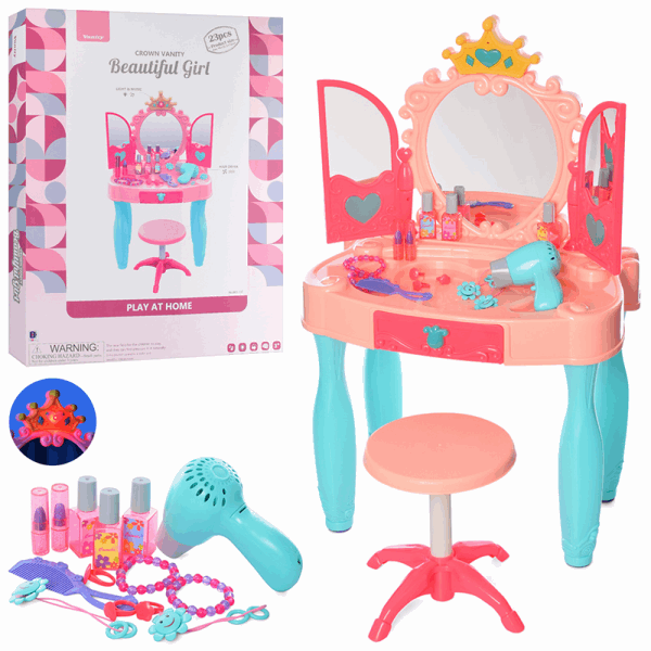 BestToys Toilet sets Baby dressing table with touch mirror