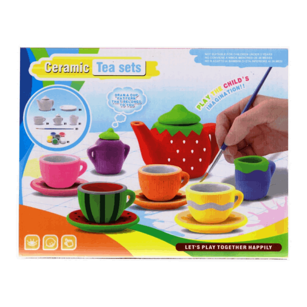 BestToys Kitchens and sinks Paint your own tea set