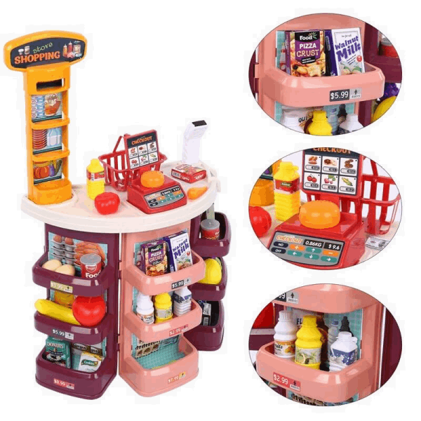 BestToys Kitchens and sinks Supermarket 44 pieces