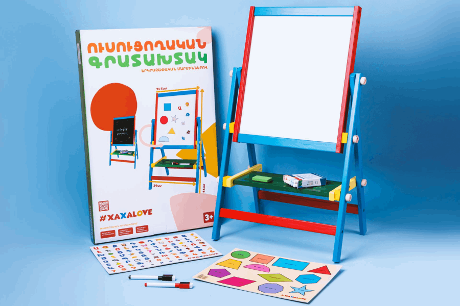 #Xaxalove Доски Двусторонняя деревянная доска с геометрическими фигурами