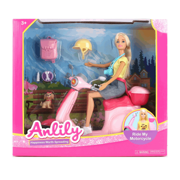 BestToys Doll Տիկնիկ մոպեդով 99276 AH-9141