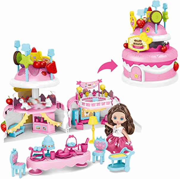 BestToys Fruits, vegetables and dishes Magic cake