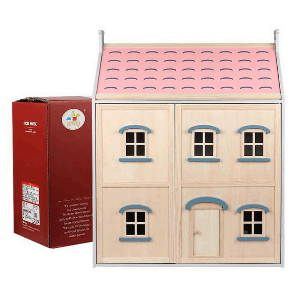 BestToys Doll Houses MSN21021 ,31-120,Տնակ փայտ շատ մեծ 4սենյակ տիկնիկի