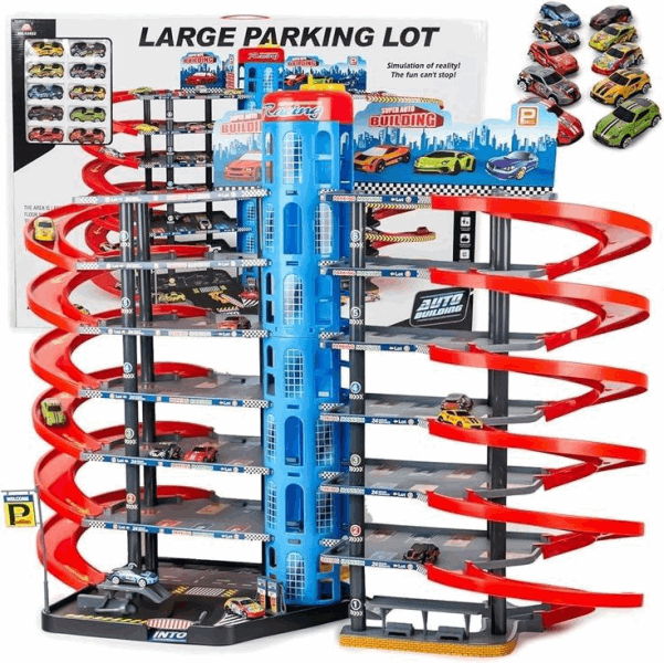 BestToys Մանկական մեքենաներ Huge parking lot!