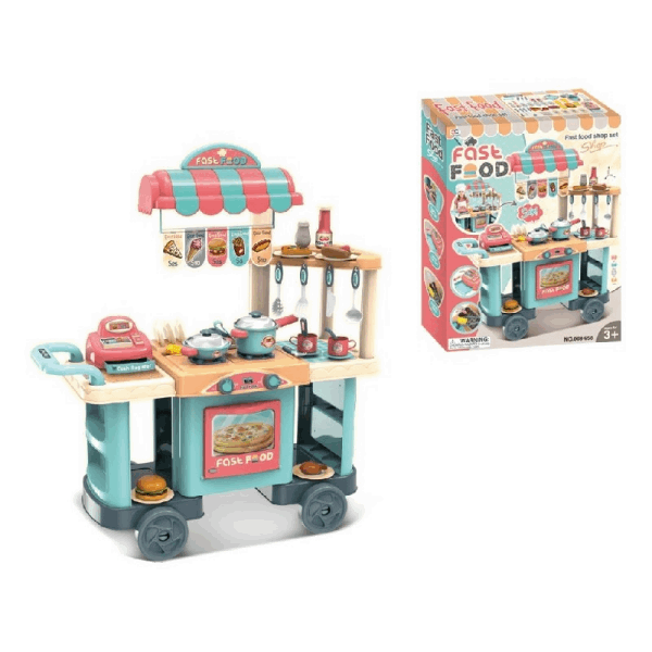 BestToys Kitchens and sinks Set of Fast Food