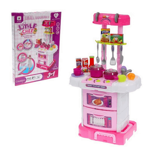 BestToys Kitchens and sinks Kitchen set pink