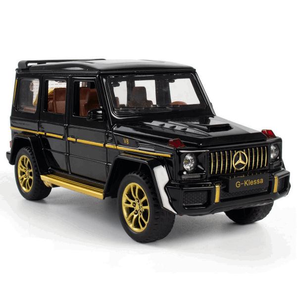 BestToys Collection cars BG-10324 Մետաղական մեքենա Mercedes benz G63 1:22, դռները, բեռնախցիկը բացվող, տուփով