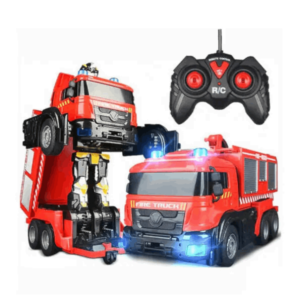 BestToys Radio control cars Հ/Կ մեքենա տրանսֆորմեր հրշեջի, 26 սմ, պլ լիցք BG-10356