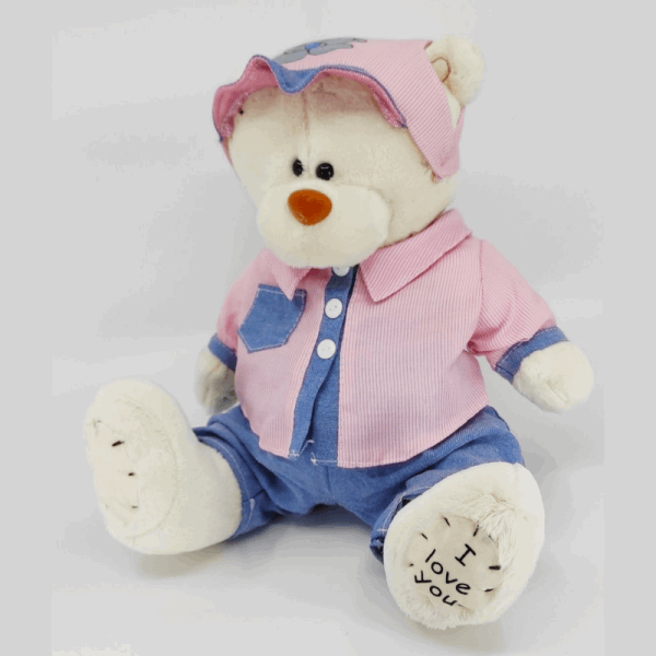 BestToys Փափուկ խաղալիք A soft teddy bear in a T-shirt