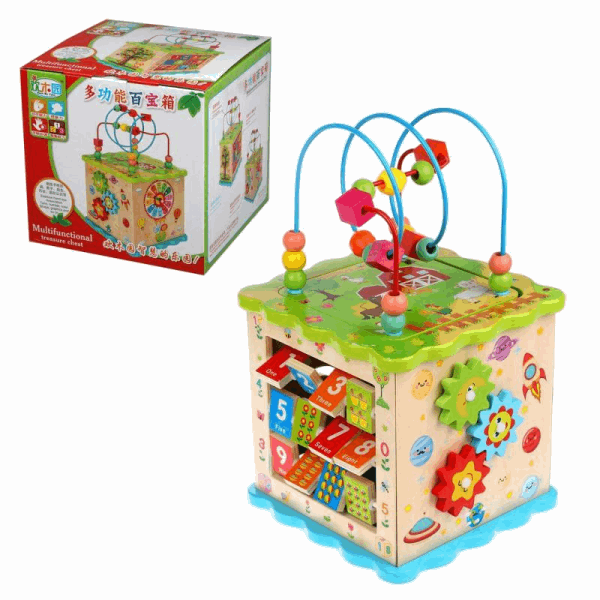 BestToys Wooden cultivating toys Multifunctional wooden box