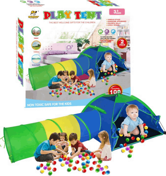 BestToys Giant Houses Տնակ ՝ թունելով