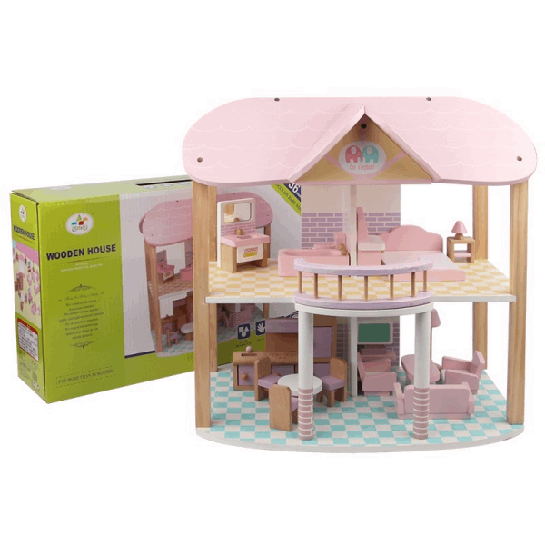 BestToys Doll Houses Dollhouse Wooden Large MSN19029