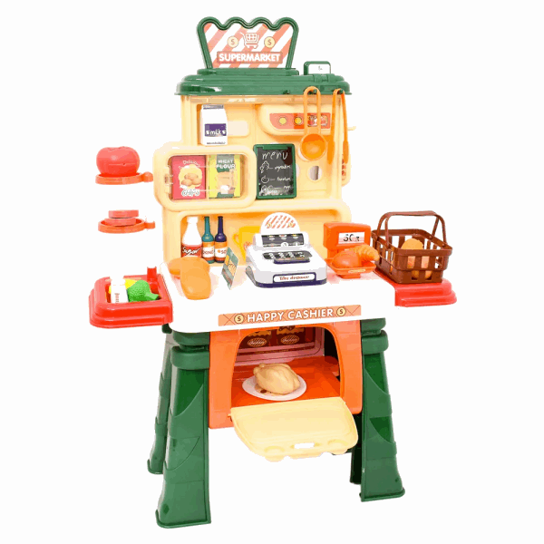 BestToys Kitchens and sinks Mappy Happy Shopping Children's supermarket, 51 items