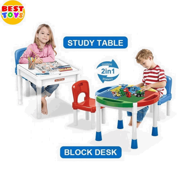 BestToys Лего столики Многофункциональный стол 3 в 1